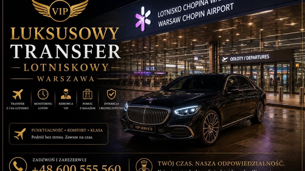 Luksusowy transfer lotniskowy Warszawa