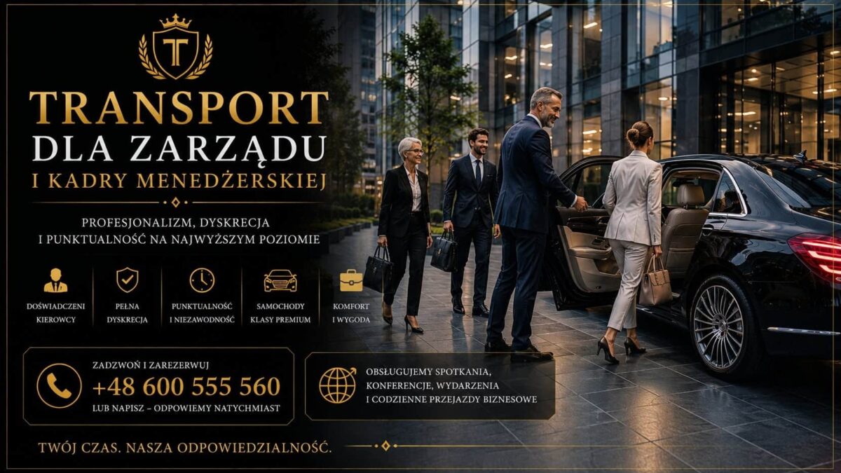Transport dla zarządu i kadry menedżerskiej