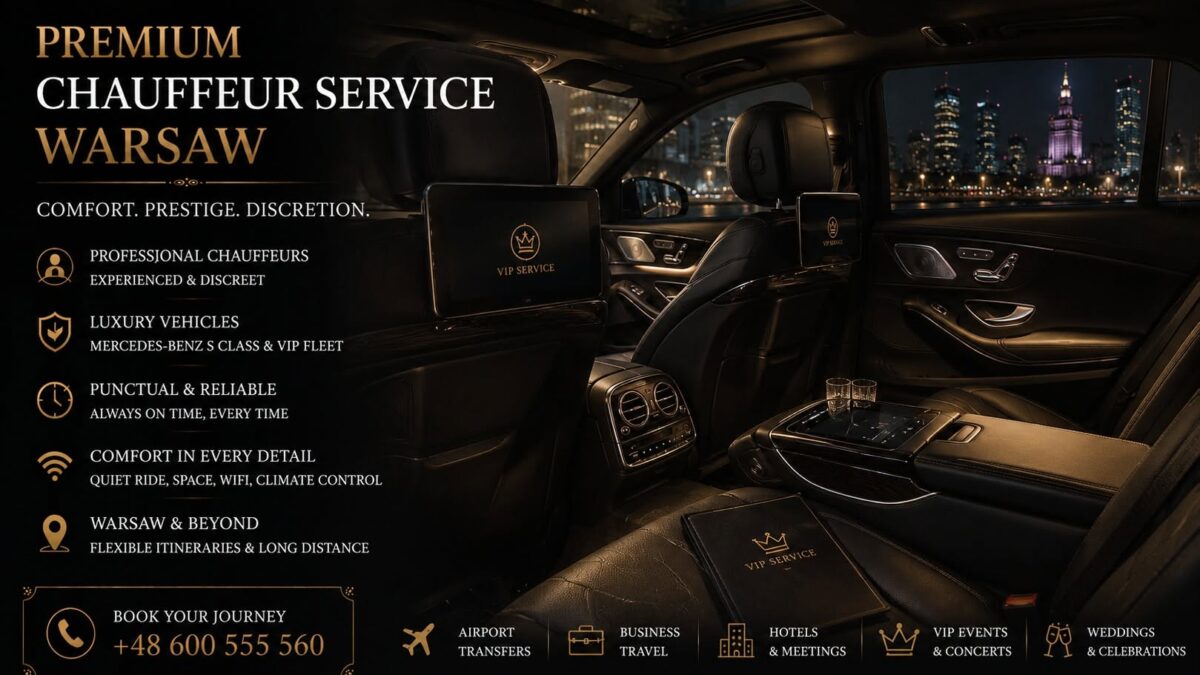 Premium Chauffeur Service Warsaw – Executive Travel with a Professional Driver