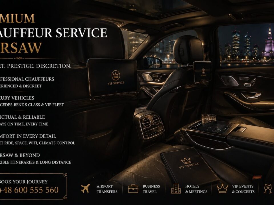 Premium Chauffeur Service Warsaw – Executive Travel with a Professional Driver